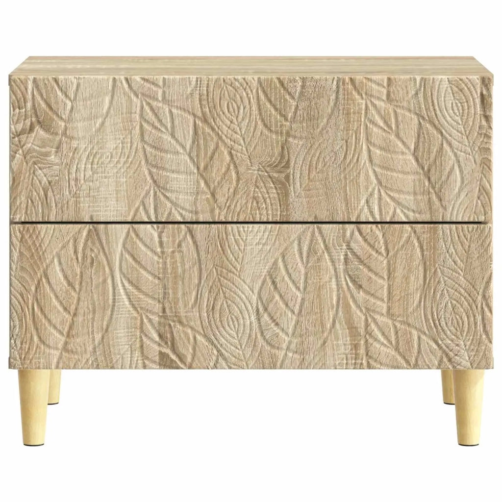 Comodino | Armadio da Notte | Mobiletto da notte Rovere Sonoma 62 x 34,5 x 48 cm Legno ingegnerizzato