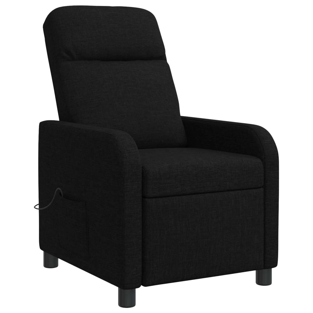 Poltrona Massaggiante Nero Tessuto 42034941