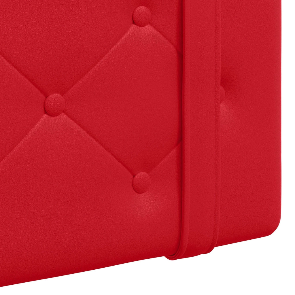 Testiera | Testata sospesa Rosso Similpelle