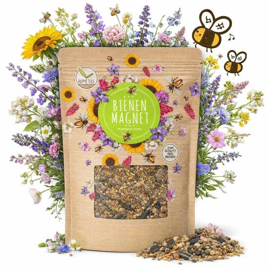 Seme di Fioritura per 5 m² - Mix Colorato - Seme di Nettare/Fiori - Adatto per Apis/Volatili - Incluso E-book - Peso 100 g