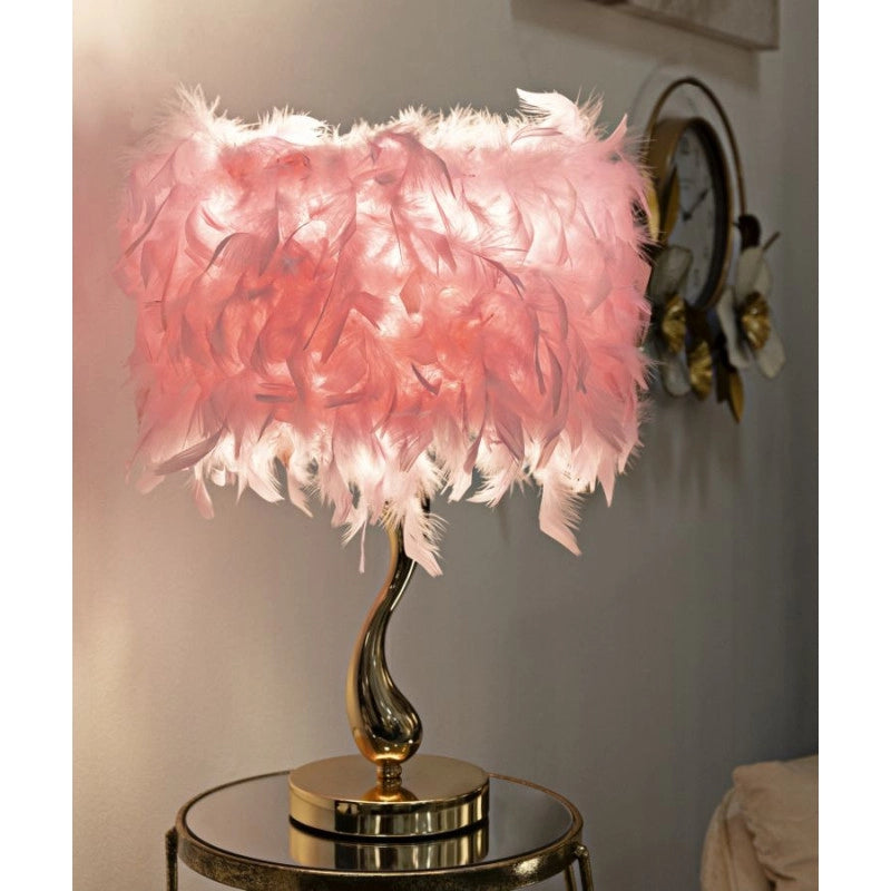 Lampadelle A Da Tavolo Cart Rosa cm ø 25x47