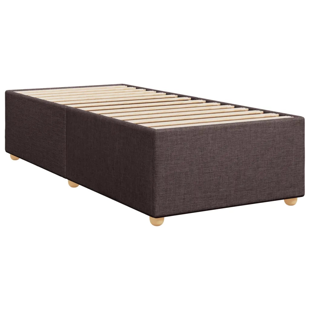 Giroletto senza Materasso Marrone Scuro 90x200 cm Tessuto 3284704