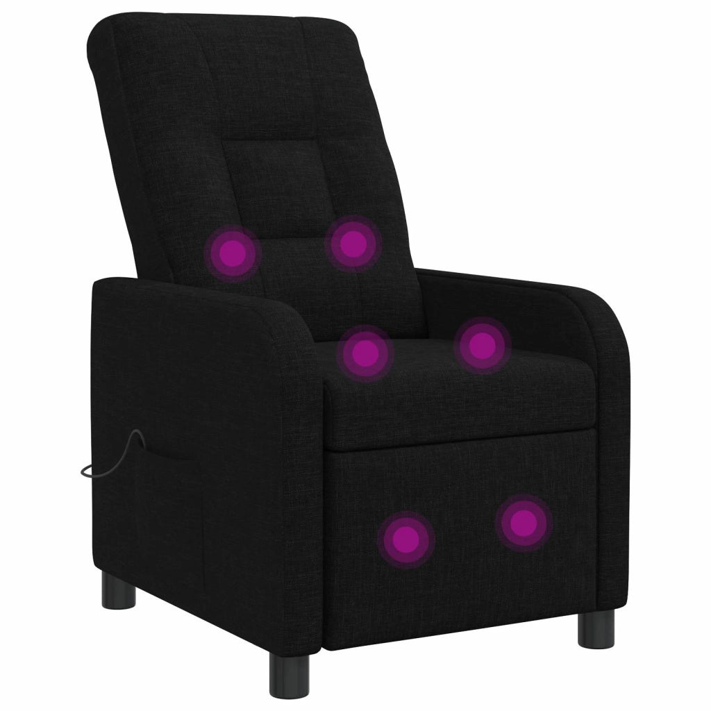 Poltrona Massaggiante Nero Tessuto 42035035