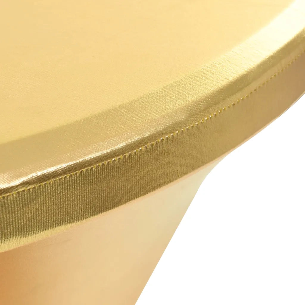 Copertura Elastica per Tavolo 2 pz 60 cm Oro 133560