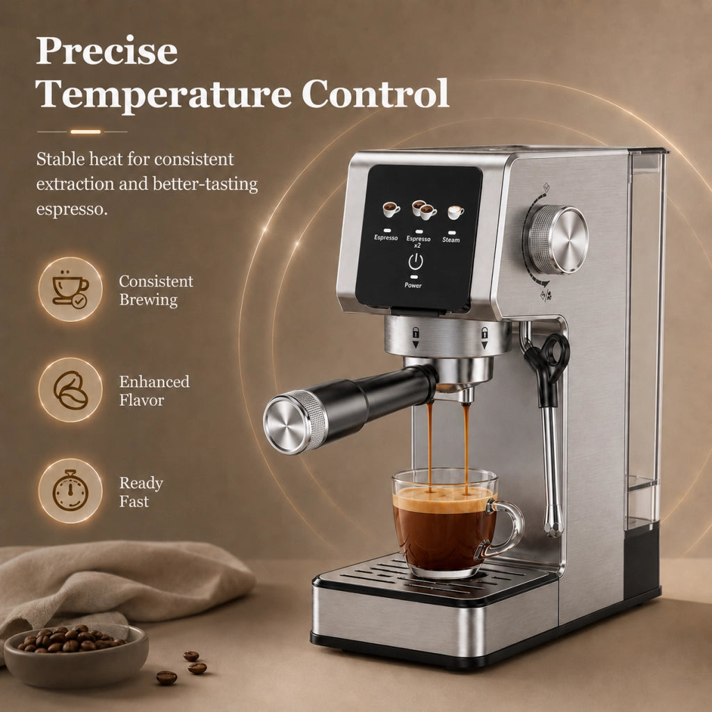 Macchina per caff¨¨ espresso ¨C zephmum ¨C 1350W touchscreen 1.2L