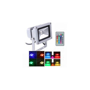 Trade Shop - Faro Faretto Rgb Led Multicolor Uso Esterno Interno Con Telecomando 50w -