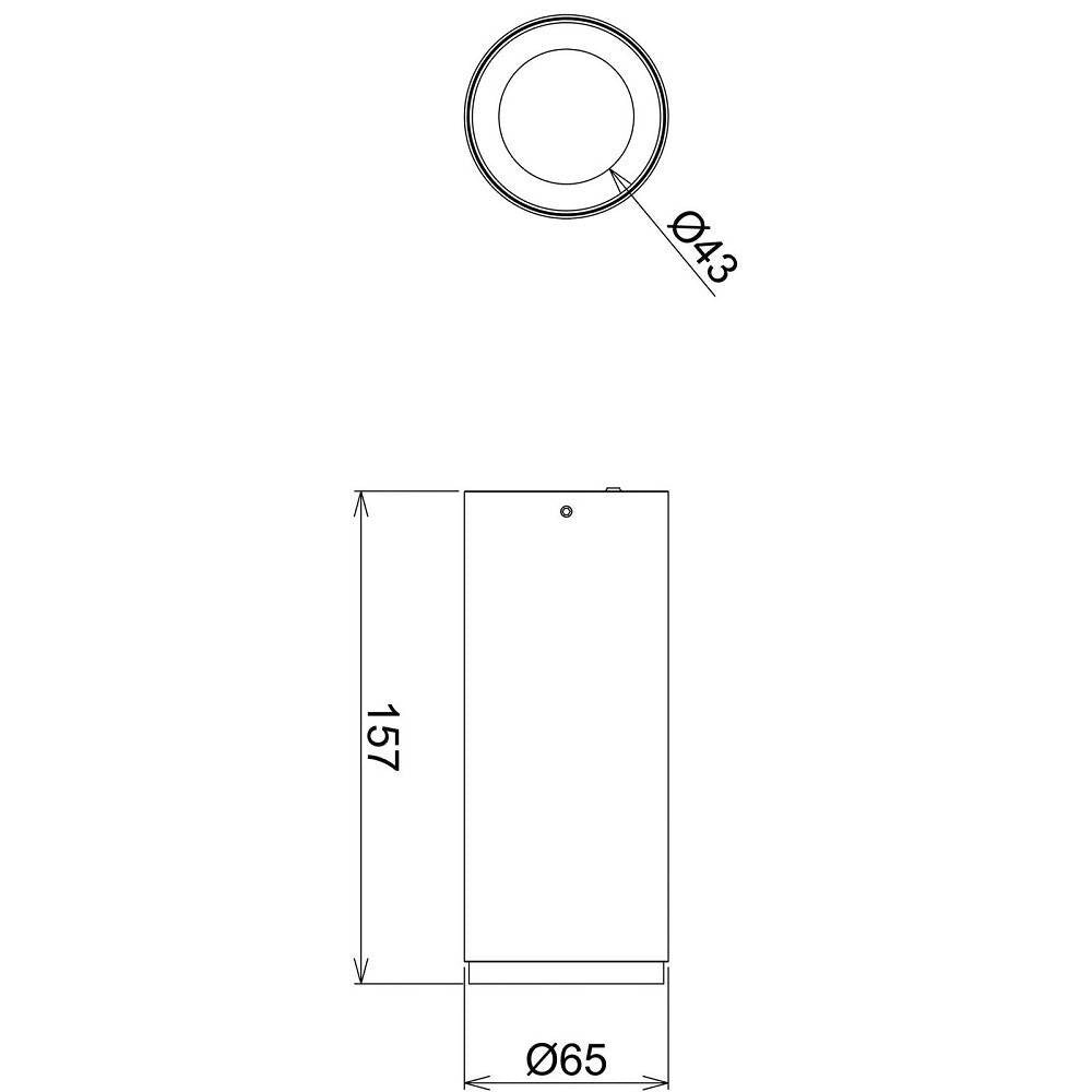 Trade Shop - Faretto Spot Soffitto Plafoniera Cilindro Led Cct 10w 2 In 1 3000k 4000k Moderna -