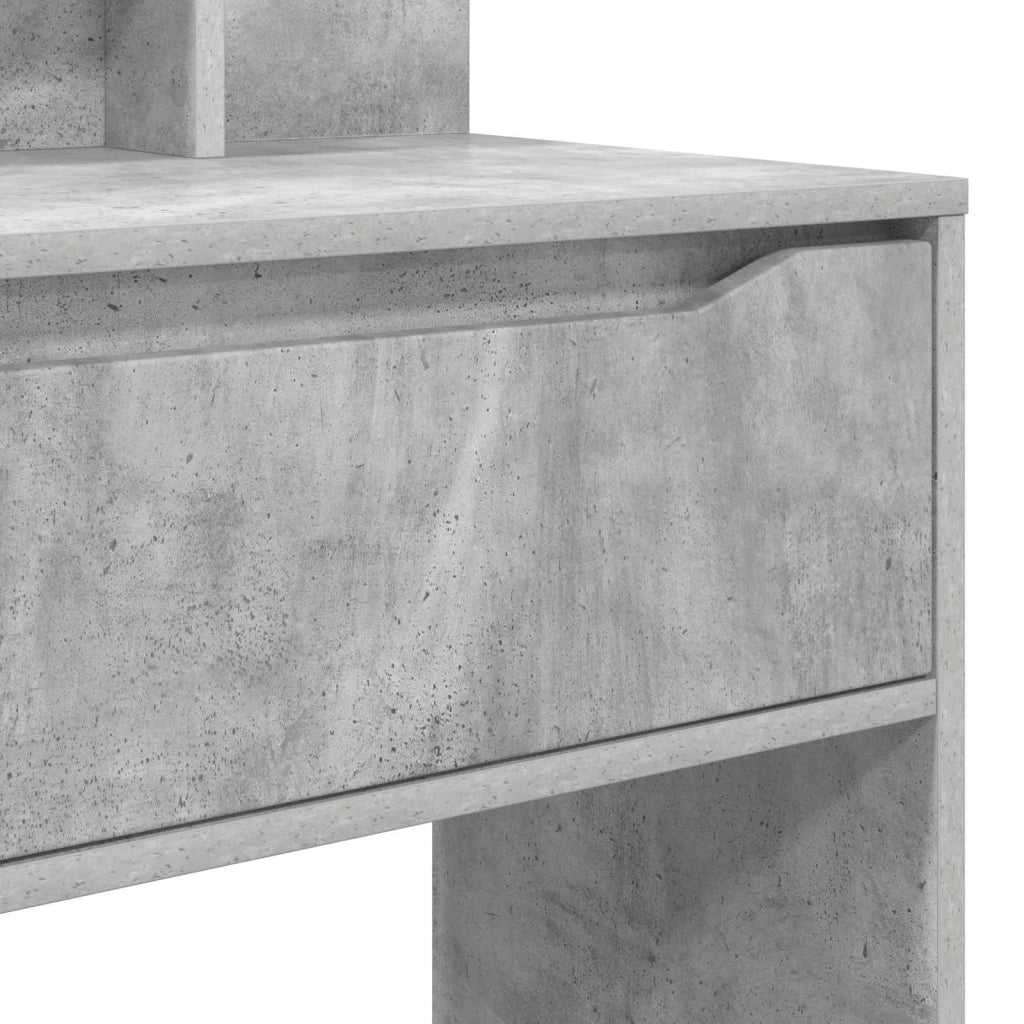 Tavoli da Trucco per Camera da Letto Grigio cemento 888990