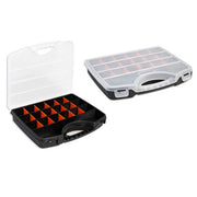Trade Shop - Cassetta Porta Utensili 20 Scomparti Valigetta Plastica Attrezzi Organizer Accessori -