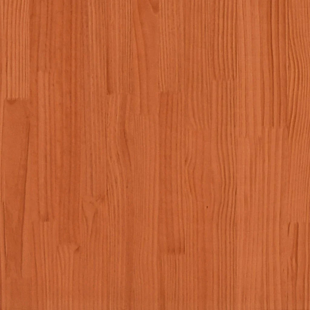 Fioriera rialzata per piante fiori terrazza giardino finitura a cera 70 x 40 x 46 cm legno di pino massiccio marrone 02_0038482