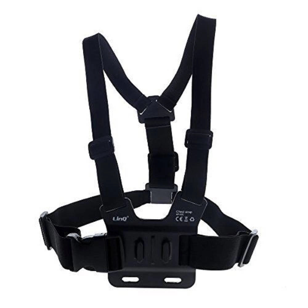 Trade Shop - Fascia Gopro Hero 4/3+/3/2/1 Supporto Torace Cintura Corpo Fibbia Cinghia Gp-035 -