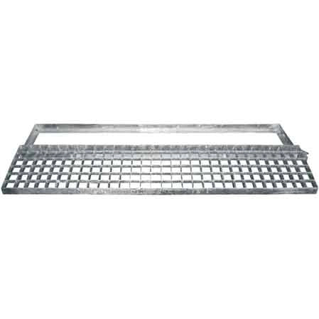 GRIGLIA CON TELAIO RETTANGOLARE 100x20 cm - Carrabile