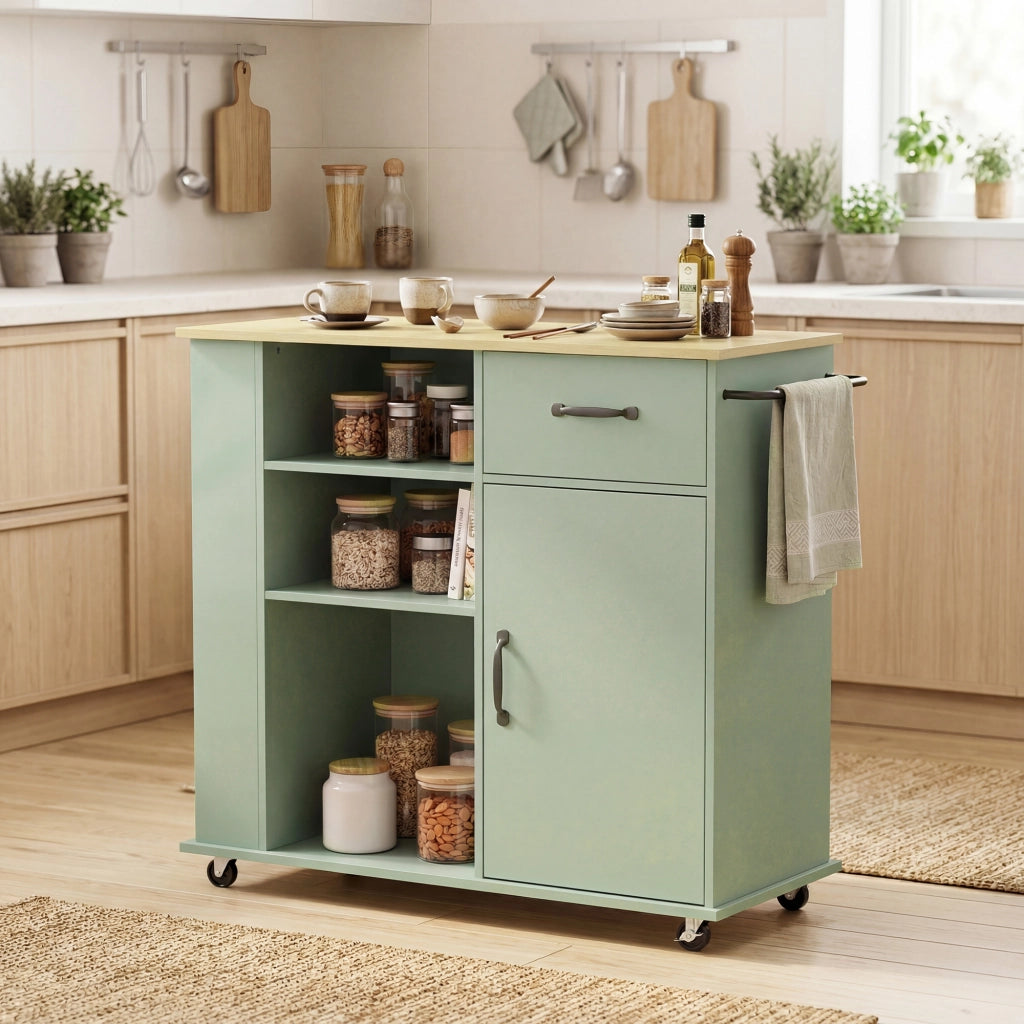 Carrello da cucina ¨C Minimal ¨C verde