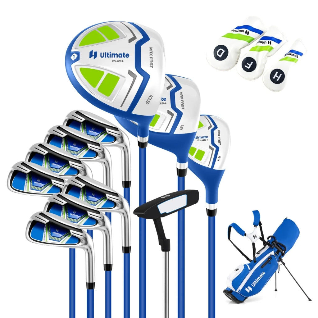 Set completo di 15 mazze da golf per destrimani ideali per principianti 93 x 20,5 x 126 cm nylon blu 20_0011764