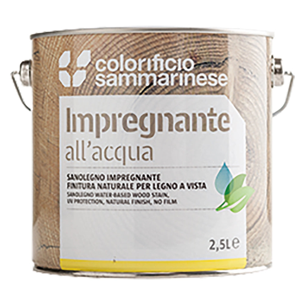 IMPREGNANTE 'SANOLEGNO' Lt. 0,750 Bianco- 6 pezzi  - COLORIFICIO SAMMARINESE