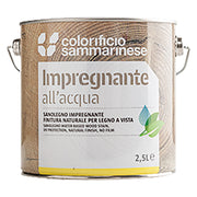 IMPREGNANTE 'SANOLEGNO' Lt. 0,750 Bianco- 6 pezzi  - COLORIFICIO SAMMARINESE