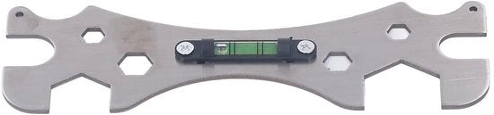 Chiave multifunzionale per installazione e smontaggio - Acciaio inossidabile - Design ergonomico - Misuratore self-levelante - Aperture a vite 8-29 mm