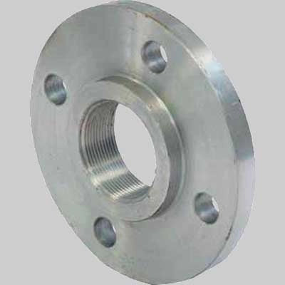 FLANGIA FILETTATA IN ACCIAIO AL CARBONIO A SALDARE  11/2 DN 40 4 Fori Ø 18     MADE IN ITALY
