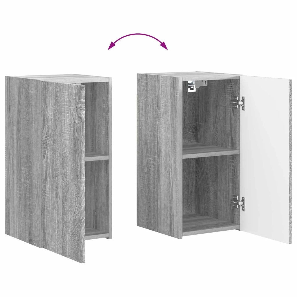 Set mobile TV 6 pcs Grigio Sonoma Legno multistrato 3409129