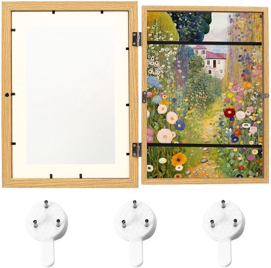 Supporto fotografico A4 con materiali di alta qualità - Opaco - Supporto fotografico per foto dei bambini - Supporto fotografico in vetro acrilico - Cambio facile di opere d'arte - Vetro acrilico trasparente