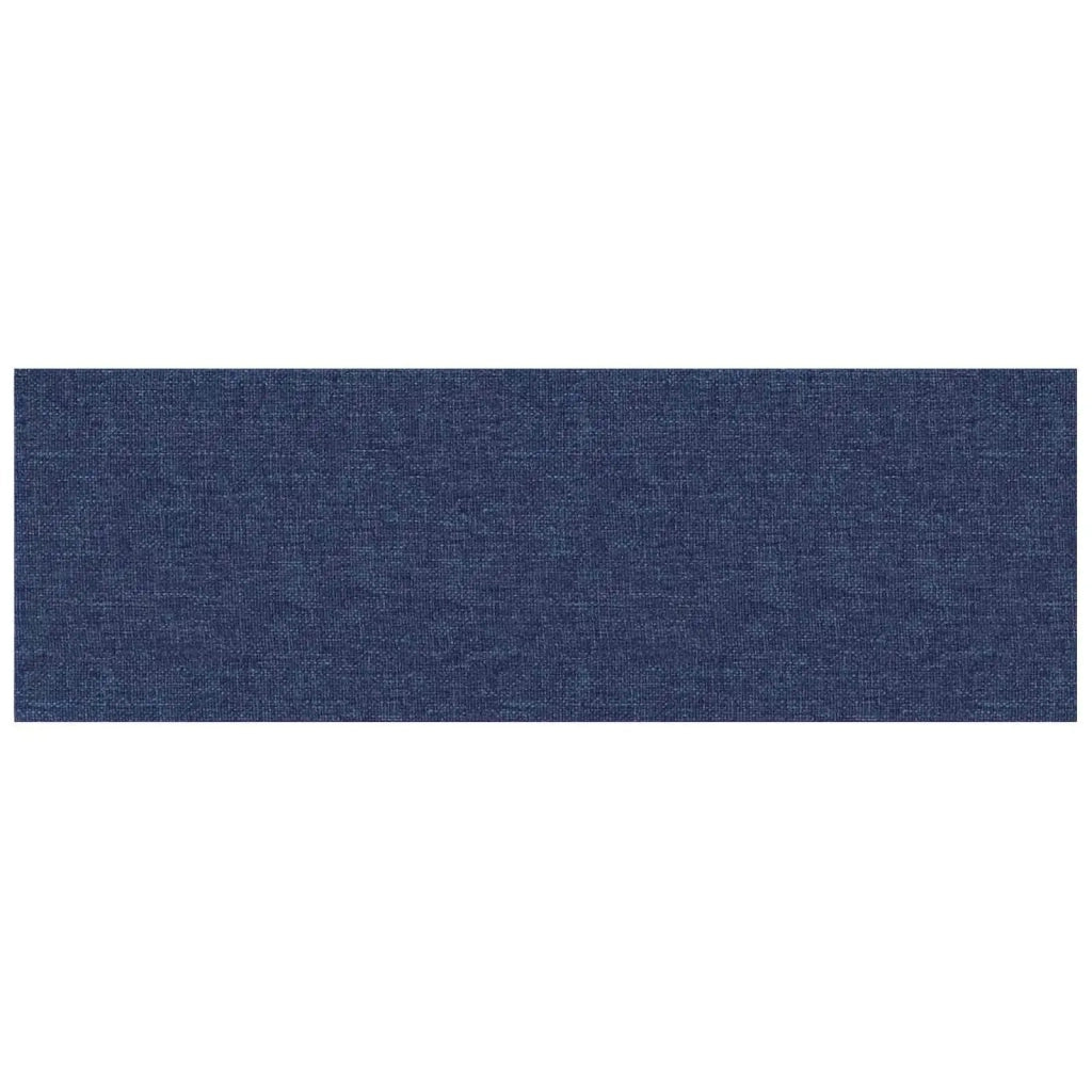 Testiera | Testata da Parete 12 pcs Blu 90 x 30 cm Tessuto