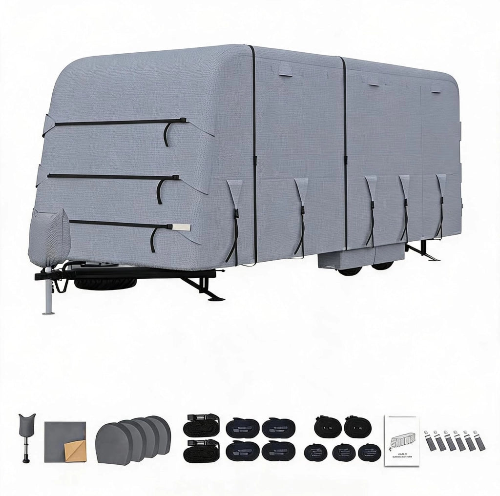 Telo di copertura resistente a 4 strati per roulotte e camper.