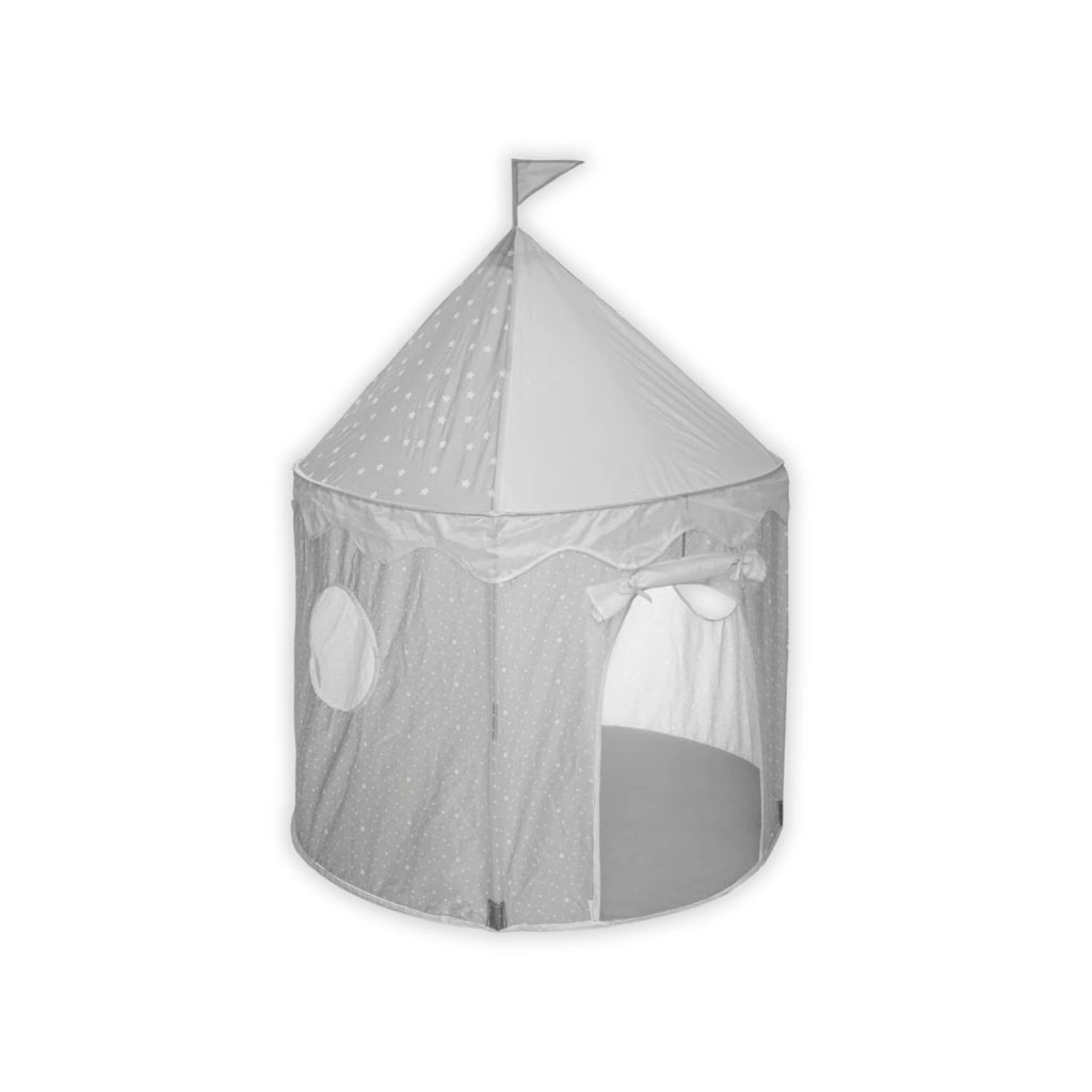 MOHOME Tenda Bambini Cameretta Grigio Casa Giochi Casetta Capanna Pop-Up Motivo Stella Ragazzi Ragazze Interni Esterni Portatile Borsa Cameretta Stanza Giochi