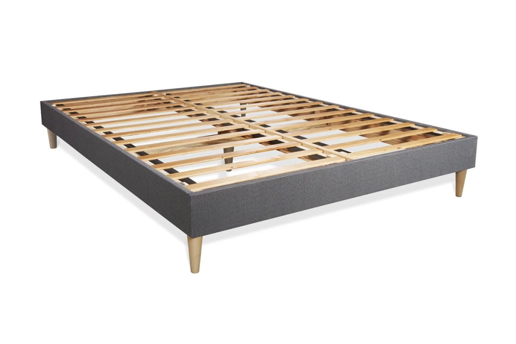 Pacchetto letto completo - Materasso 140x190cm + Box spring con doghe (kit) + 2 cuscini + Piumino - Actiflex Touch