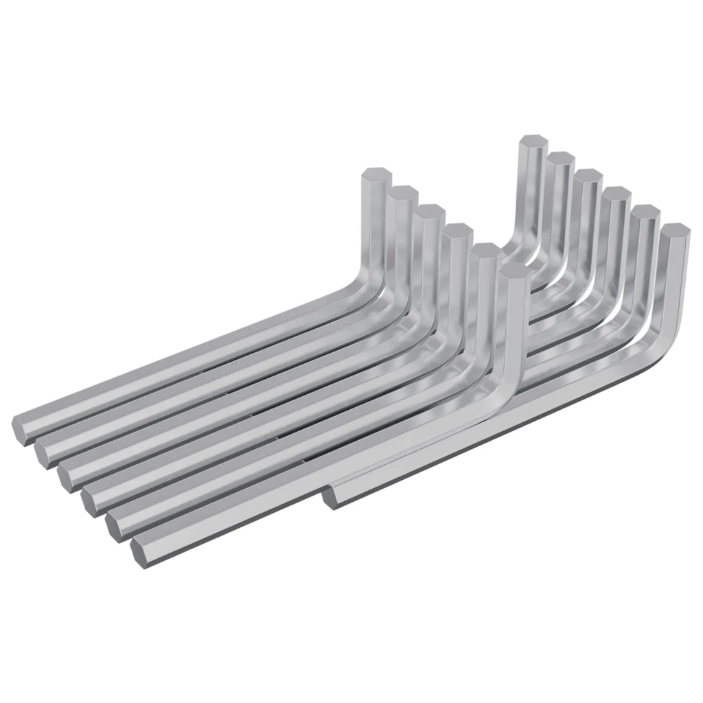Chiave Esagonale 1800 pz Argento 32 x 86 mm Acciaio CFW8079458