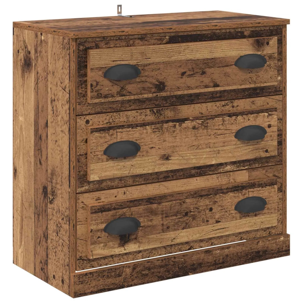 Sideboards con cassetto 3 pcs Legno antico 210 x 35,5 x 67,5 cm 3402647