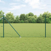 Palo della recinzione Verde 25 x 1 m (rete da 13 mm) Acciaio