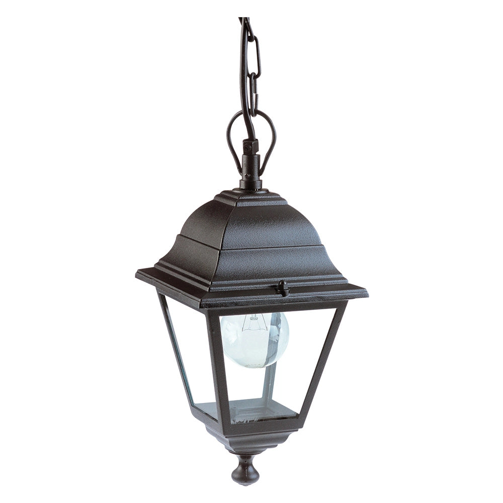 LANTERNA A SOSPENSIONE CON CATENA 'NANO' E 27 - 60 W - nero  - I-LUCE BY SOVIL