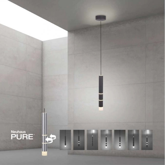 Lampada a sospensione LED 4 luci Pure-Vega Paul Neuhaus