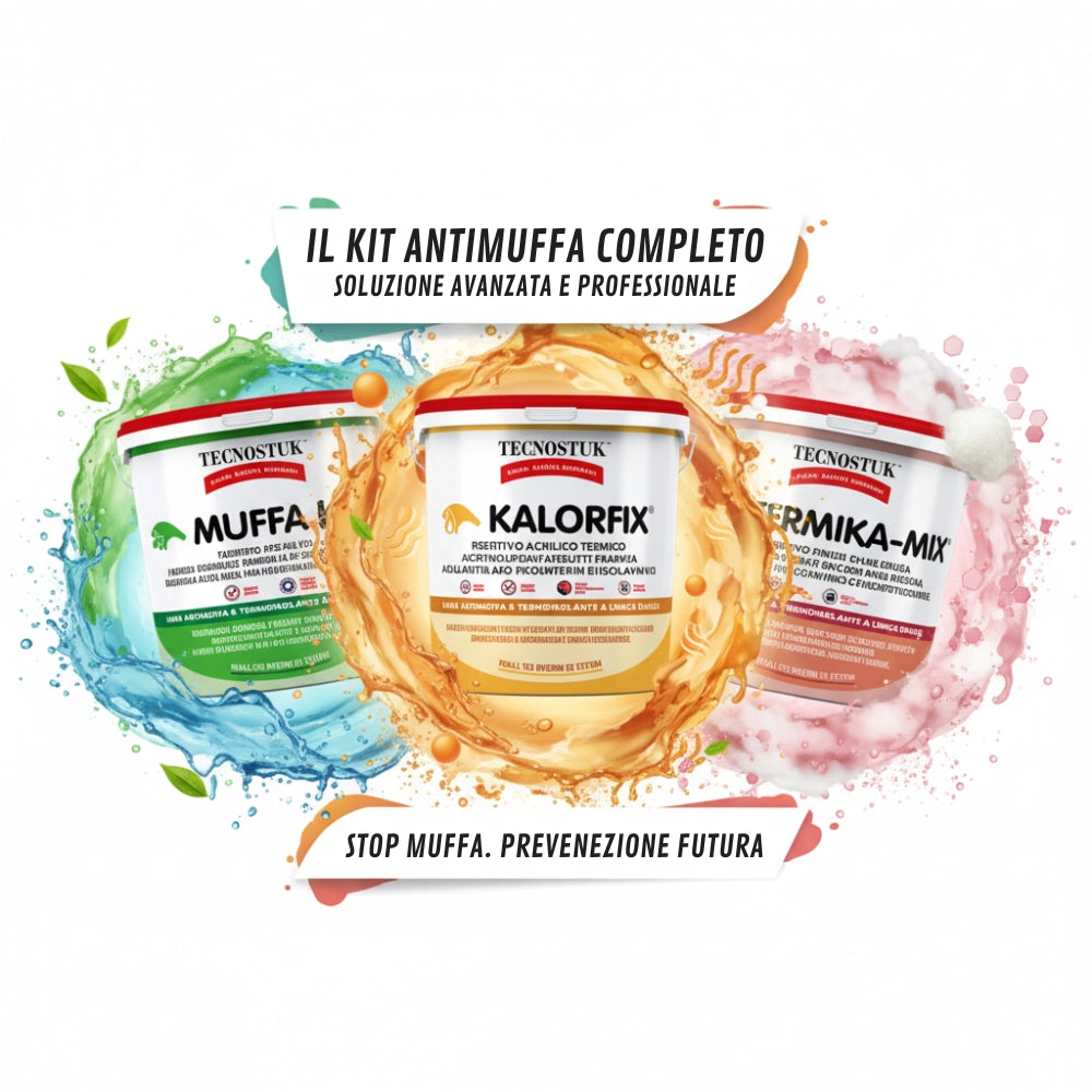 Kit professionale antimuffa tecnostuk per muffa poco radicata