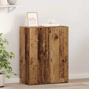 Mobile per Ufficio con porta Rovere Nero 70 x 32 x 77.5 cm 869120