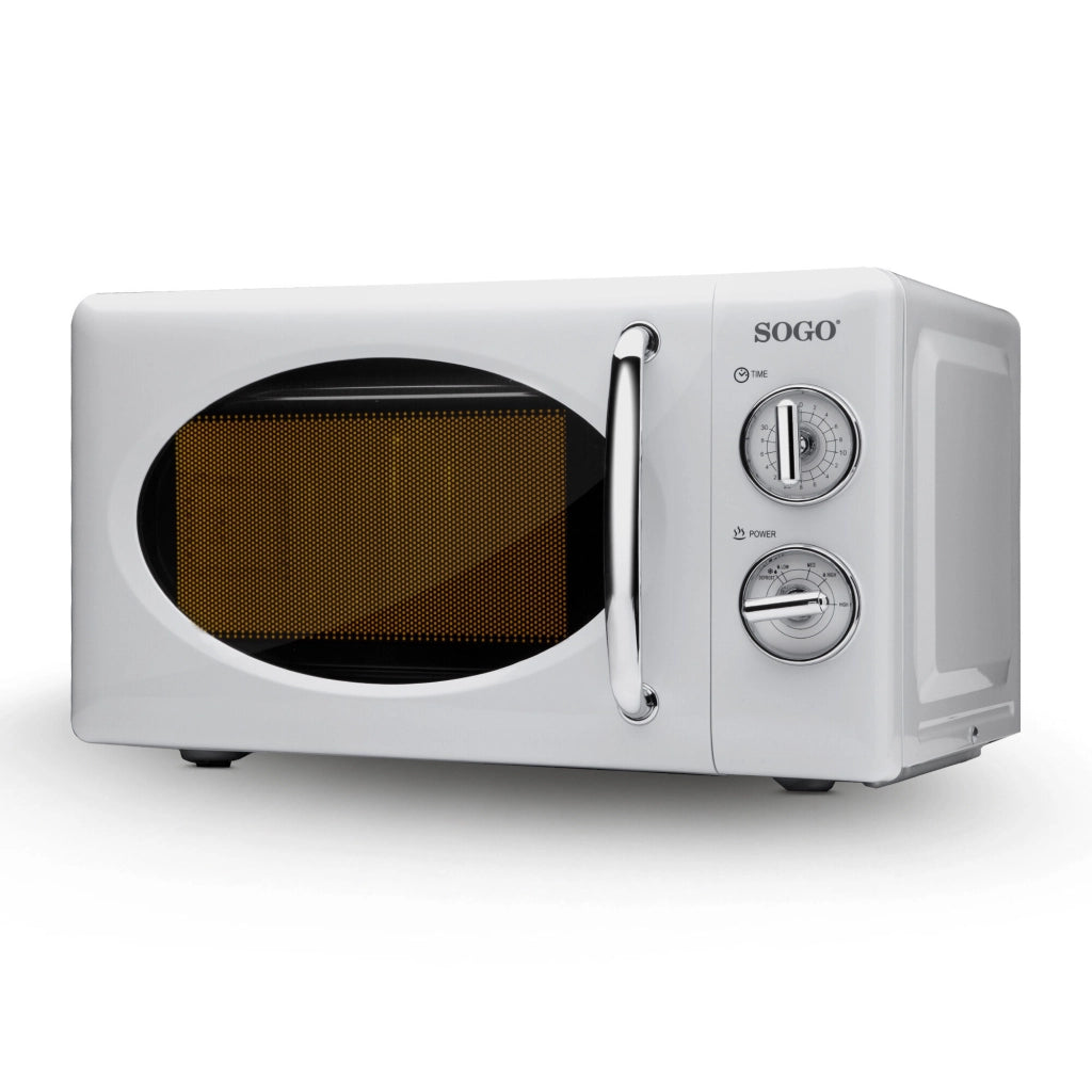 Forno microonde 20 litri, controlli manuali 5 livelli potenza, timer 30 minuti 700W casa cucina - SOGO