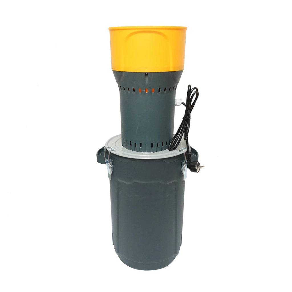Mulino elettrico per cereali 1 KW, 220V, serbatoio 25L, 19000 giri/min, capacità 240 Kg/h, 5 setacci inclusi
