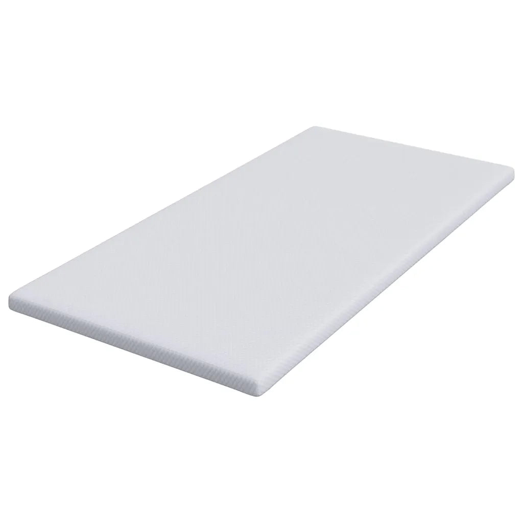 Topper per materasso Bianco 90 x 190 cm Tessuto Jacquard 4106222