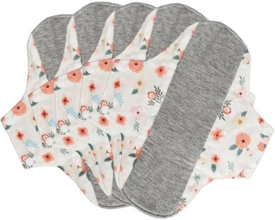 Verband per Menstruazione in Bambù - Alta Assorbimento - Riciclabile/Lavabile - Cotone Soffice - Respirante/Allergenico - Riduce Irritazione (22 x 28 cm) - Padrone di Casa per Menstruazione