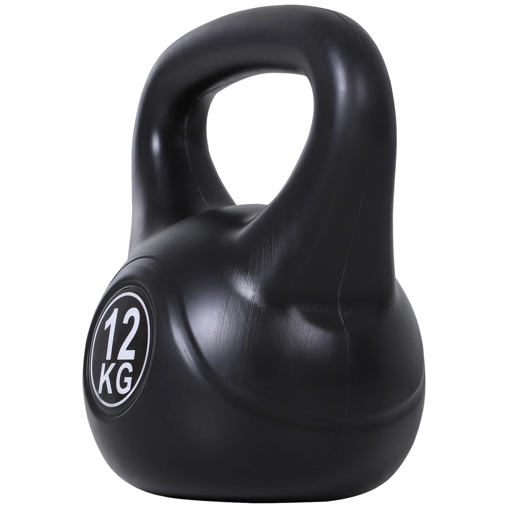 Kettlebell 12 kg ¨C Minimal ¨C 27x21x31 cm nero