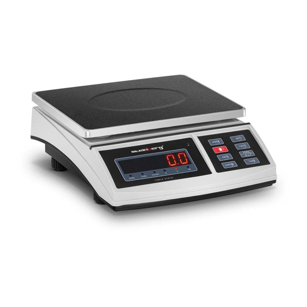 Bilancia da tavolo da cucina pesa alimenti - 15 kg / 0,5 g - 21 x 27 cm - LED 14_0000040