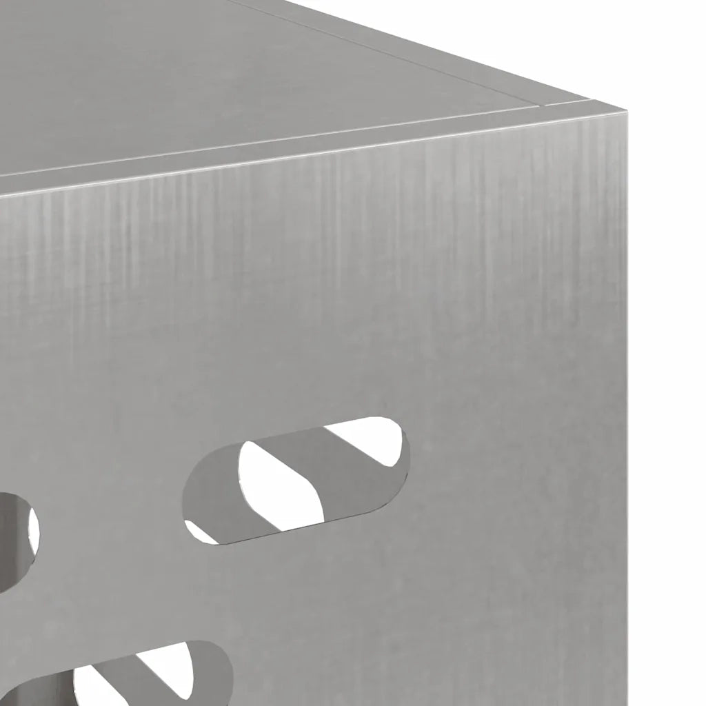 Copertura per condizionatore d'aria Argento 100 x 50 x 70 cm 865901