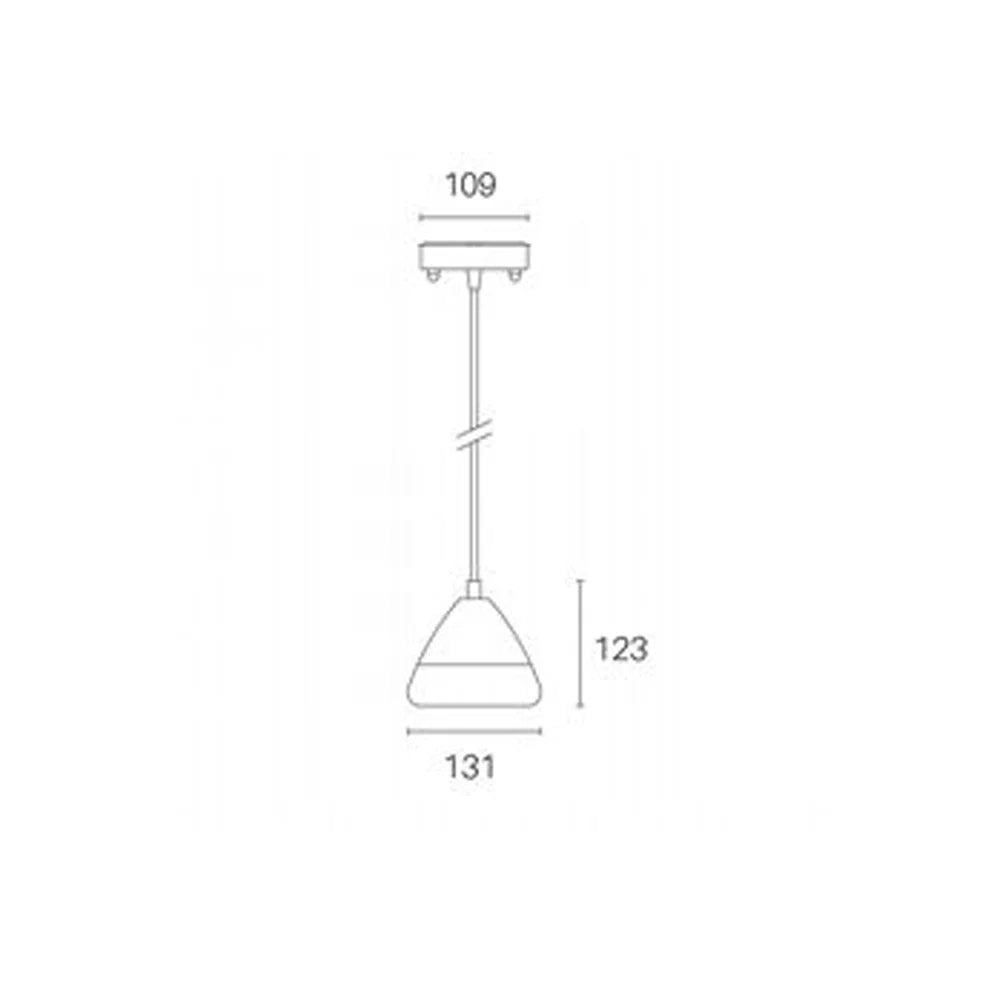 Sospensione Da Esterno Graal Alluminio E Termoplastica Bianco Led 20W 4000K
