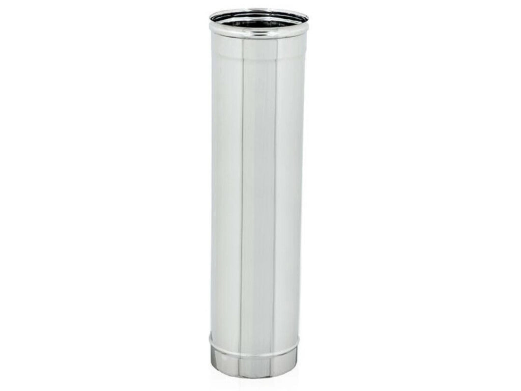 Canna Fumaria Acciaio Inox D.130 Lunghezza 304 Larghezza 100 - Zinco Calabria