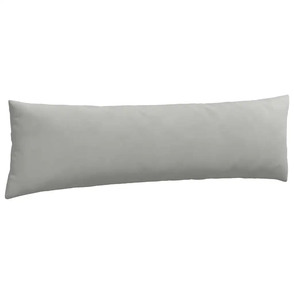 Cuscini da Divano 2 pcs Grigio chiaro 145 x 40 cm Tessuto 42013855