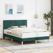 Struttura del letto Verde Scuro 120 x 190 cm Tessuto 42027573