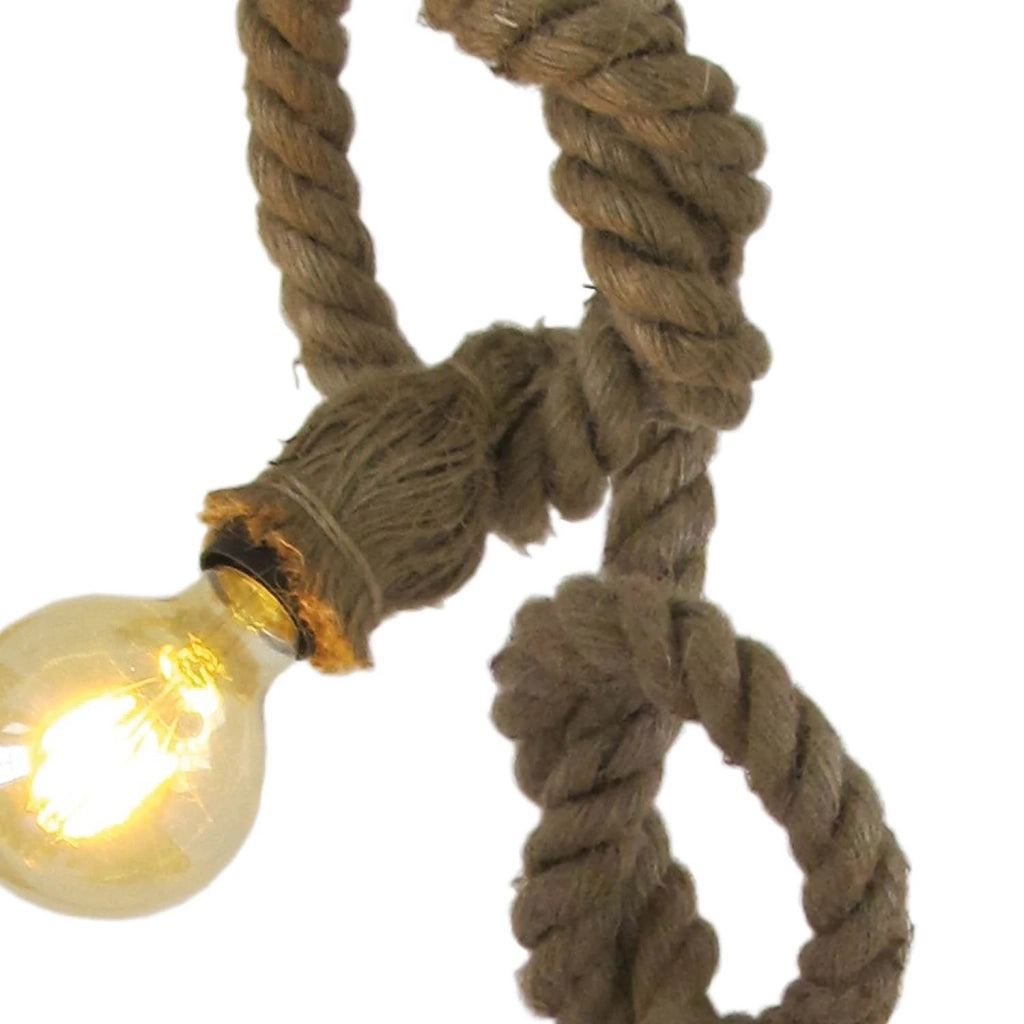 LÚZETE - PÉNDEL CUERDA BARCO 2 LUCES