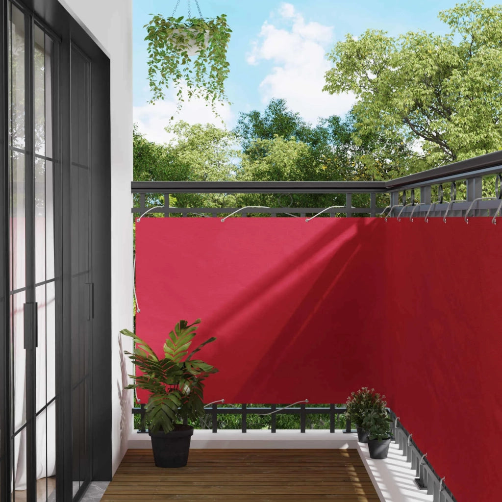 Schermo da balcone | Paravento da Balcone Borgogna 110 x 700 cm Tessuto Oxford