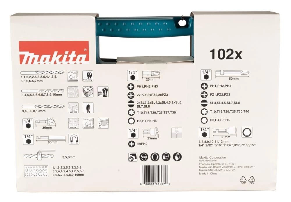 Makita B-68432 punta per trapano Set di punte per trapano 29 pz