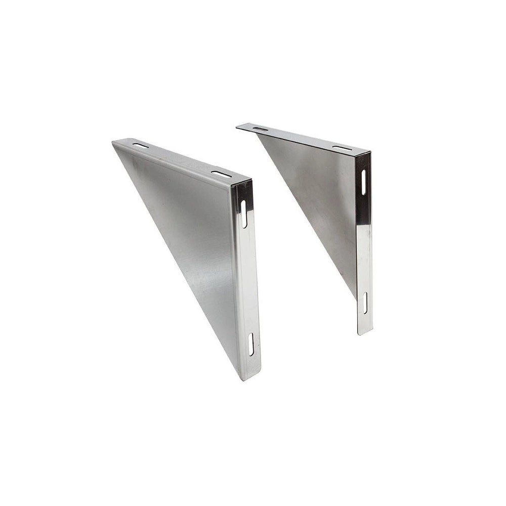 Angolari di supporto da 130mm in acciaio inox aisi 304 - vendita a coppia